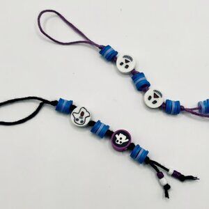 Handmade Halloween Phone Charm Ghosts Lanyard Pendant Chain Car Decor